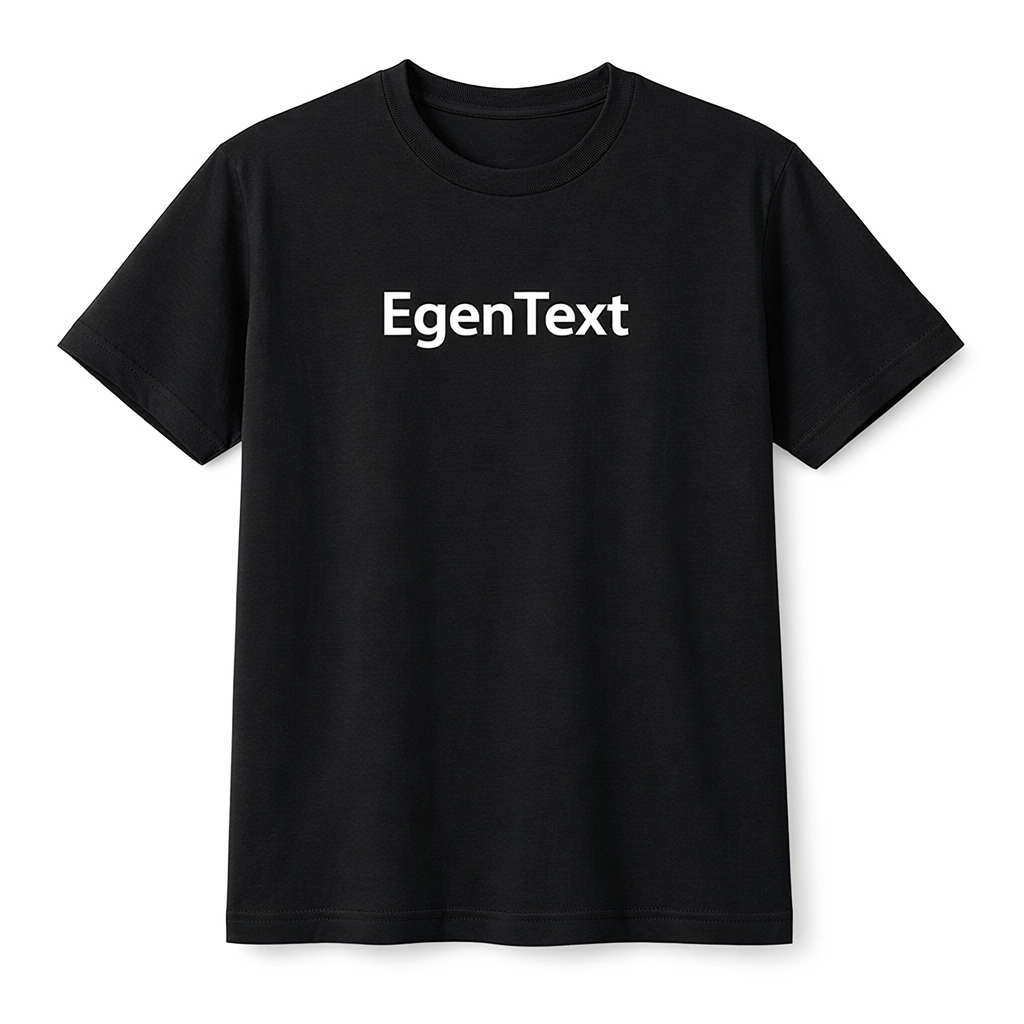 T-shirt med valfri text