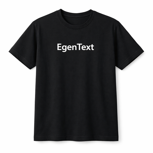 T-shirt med valfri text